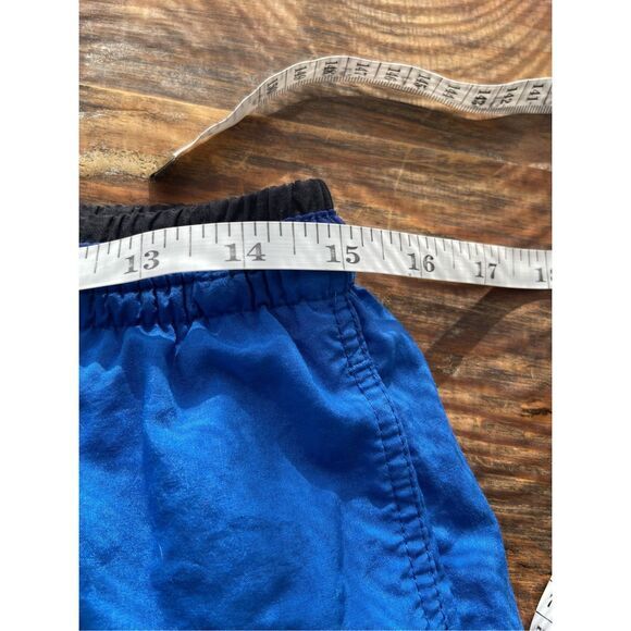 VTG Speedo Men's Mesh Lined Swim Shorts Blue Medium - Picture 6 of 8